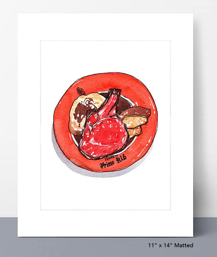 House of Prime Rib's King Henry VIII Cut Print