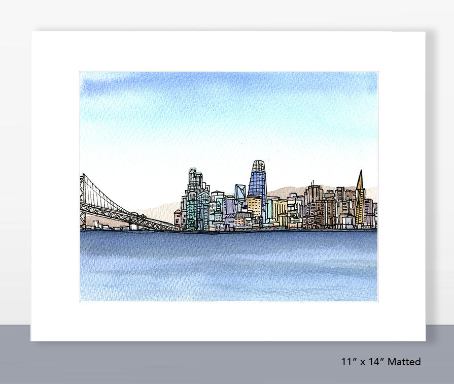 San Francisco Skyline Print