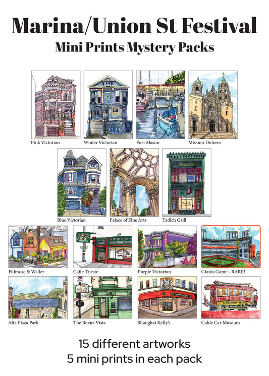Marina Series - Mini Print Mystery Pack