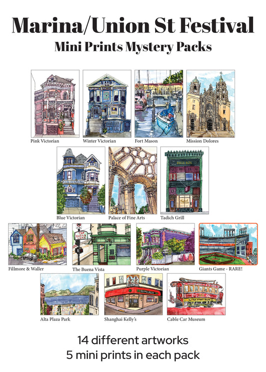 Marina Series - Mini Print Mystery Pack
