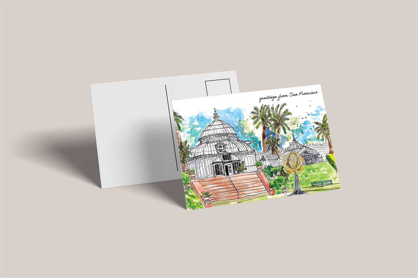 Conservatory of Flowers Postcard