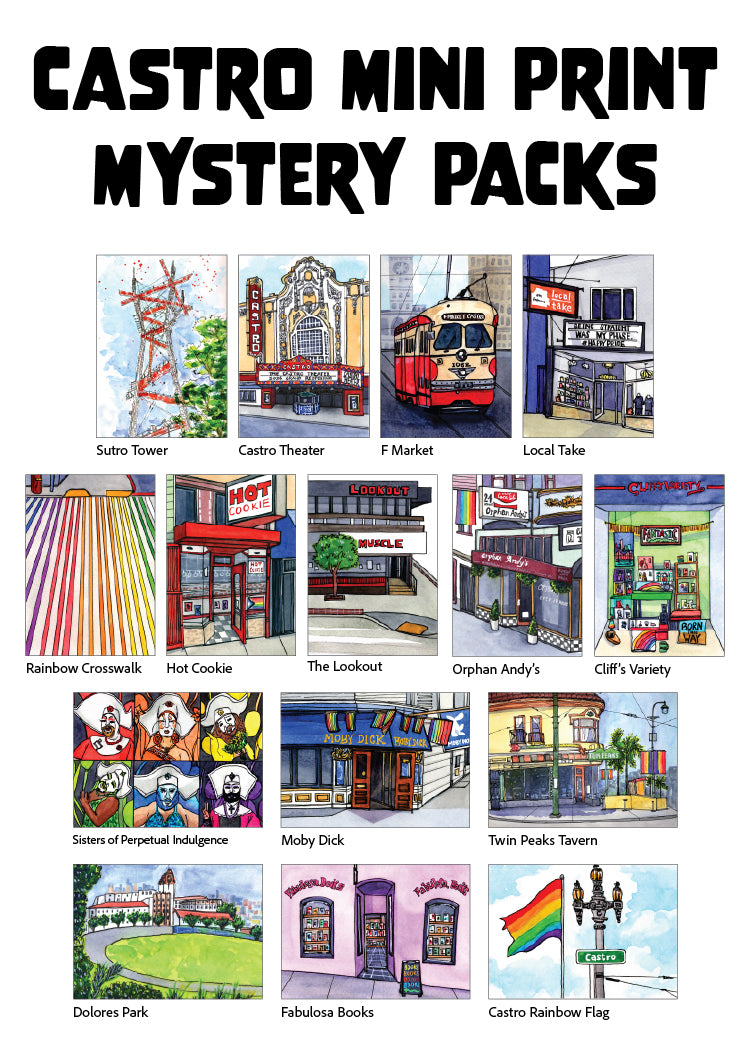 Kismet x Local Take - Mini Print Mystery Pack (Castro Series)