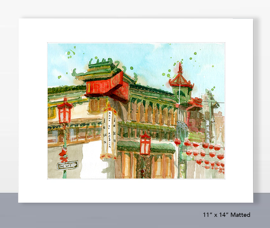San Francisco Chinatown Print