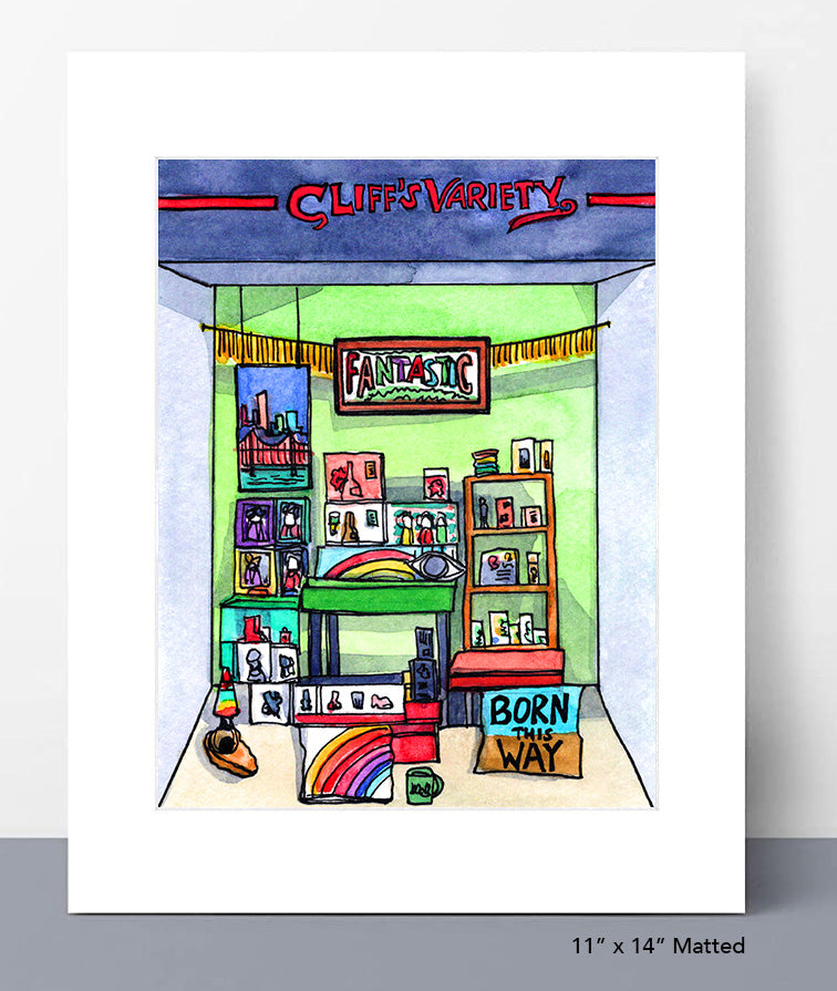 Cliff's Variety Print