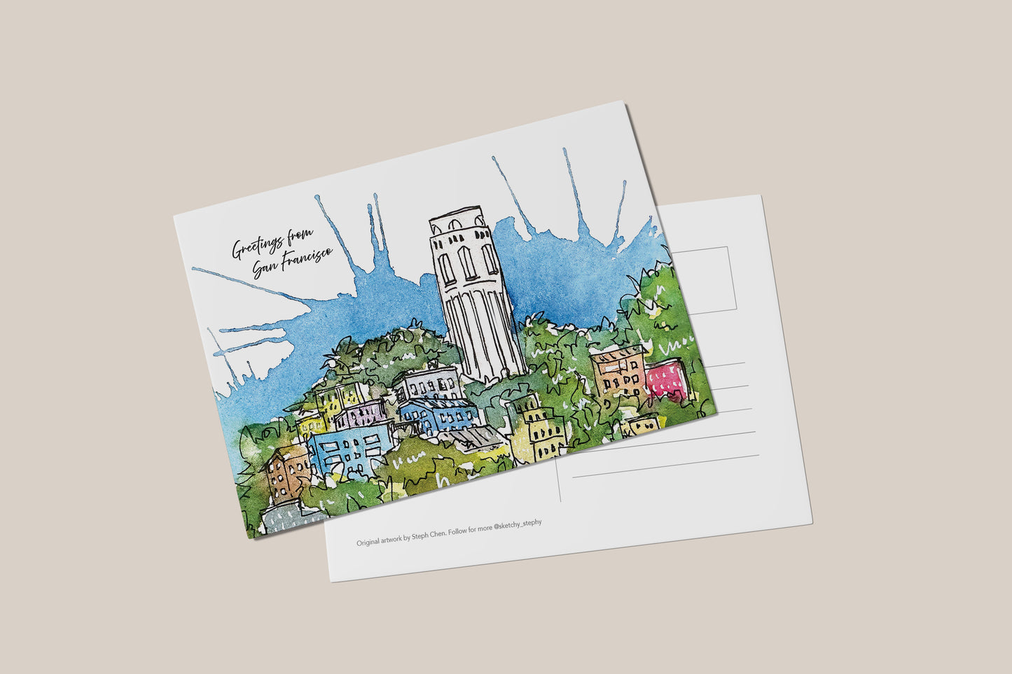 Coit Tower Postcard