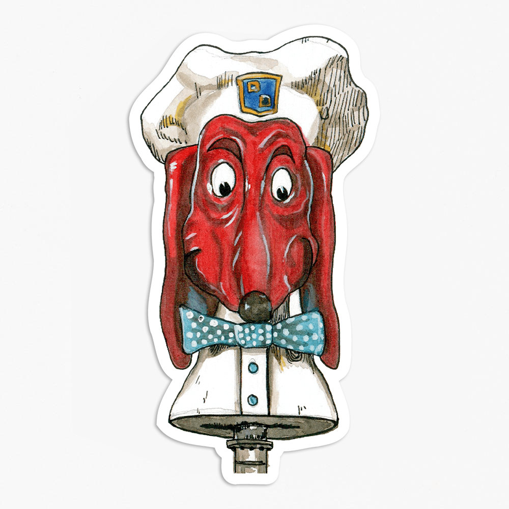 Red Doggy Diner on Sloat Sticker