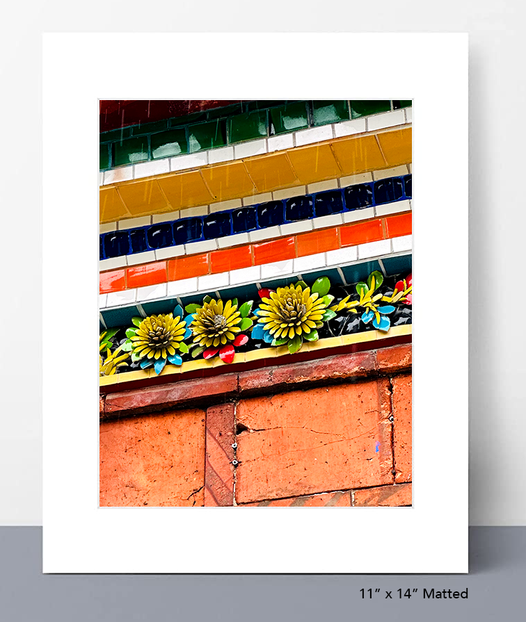Longshan Temple Tiles Photo Print