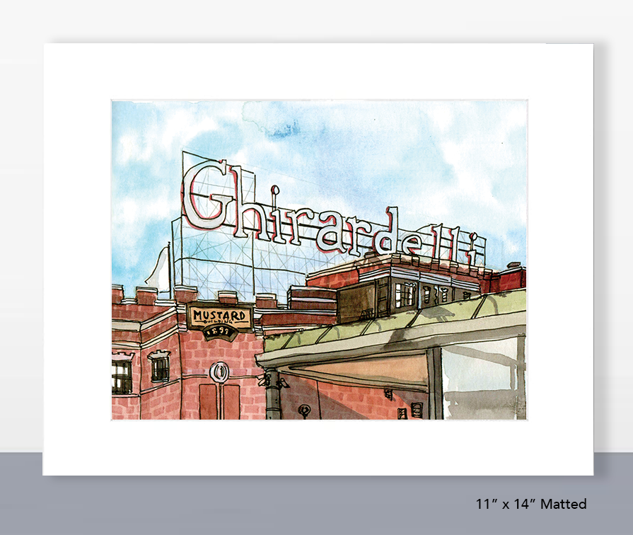 Ghirardelli Square Print