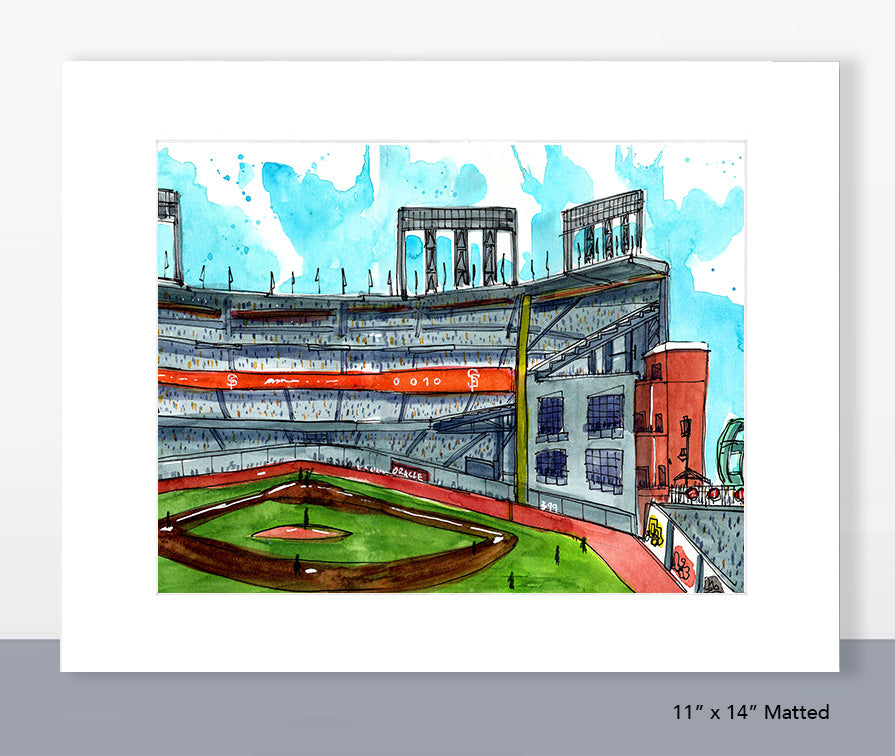 SF Giants Ballpark Print