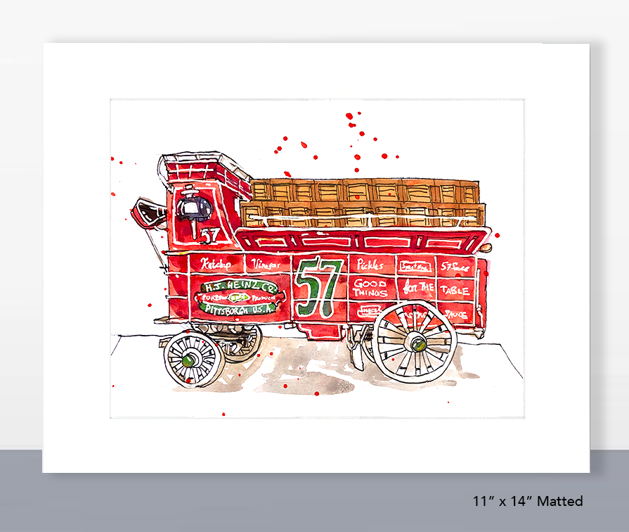Heinz Ketchup Wagon Print