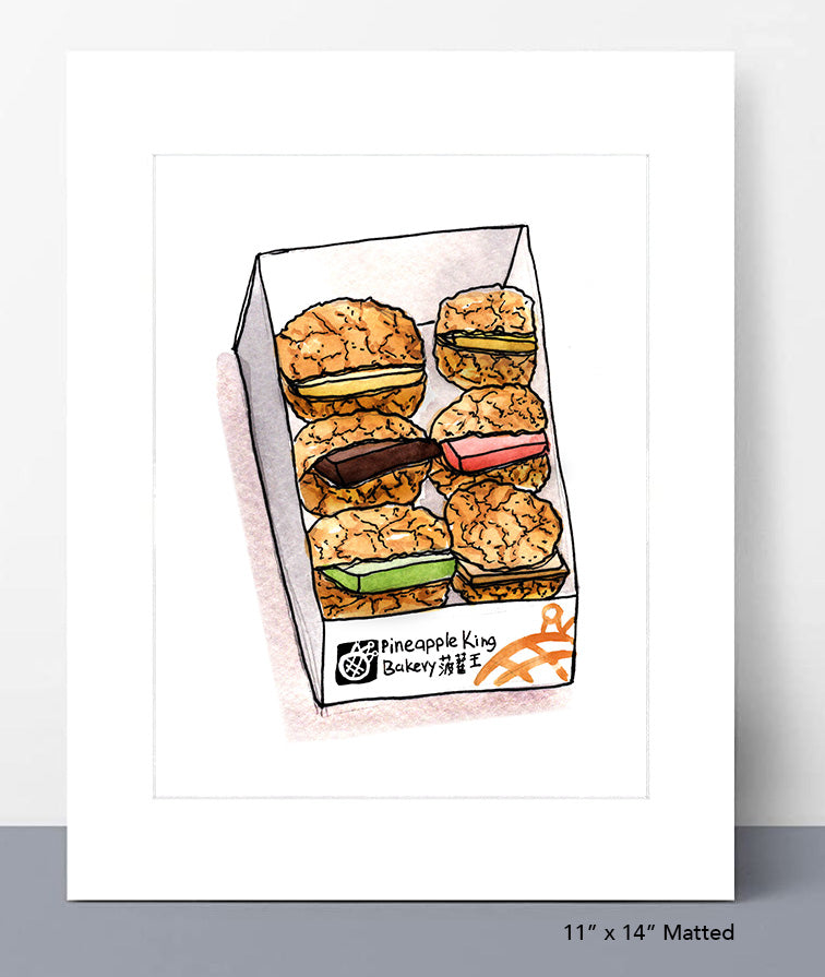 Pineapple King Baos Print