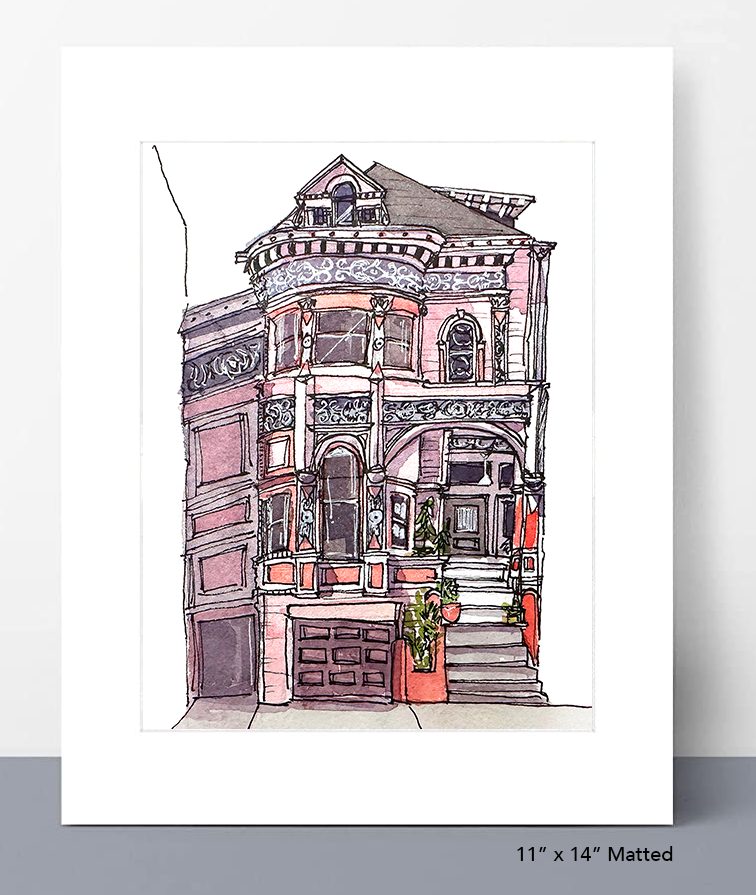 Pink Victorian Print