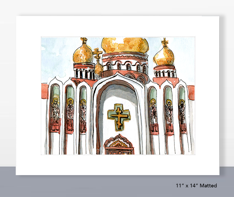 Holy Virgin Cathedral Print