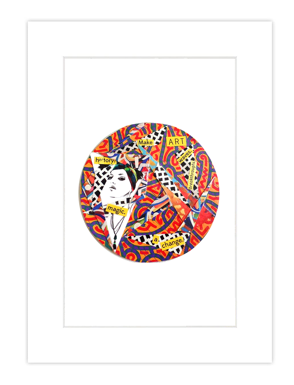 Herstory Collage Print