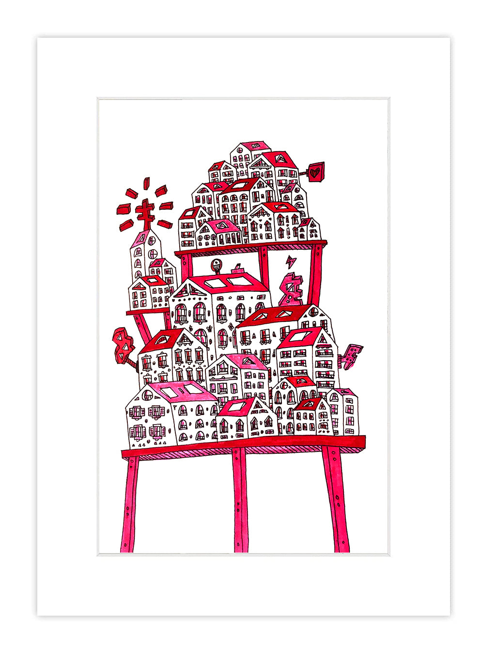 Treehouse Tower: Red Print