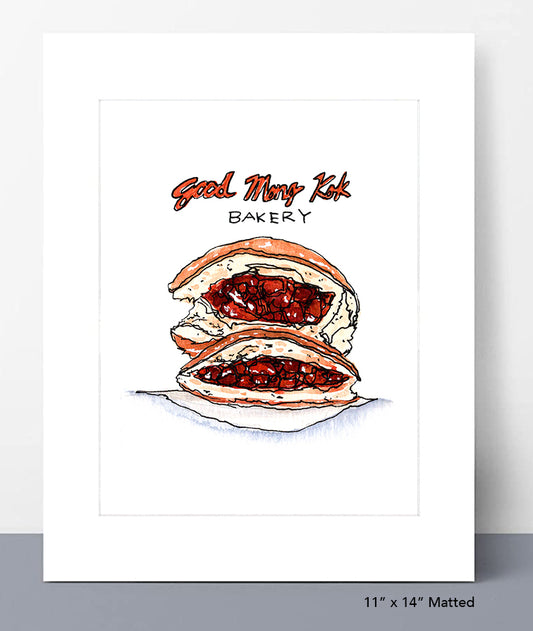Good Mong Kok's BBQ Pork Buns Print