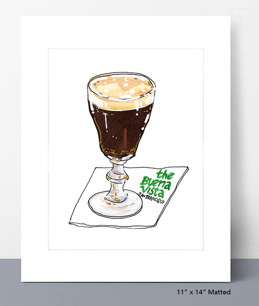 The Buena Vista's Irish Coffee Print