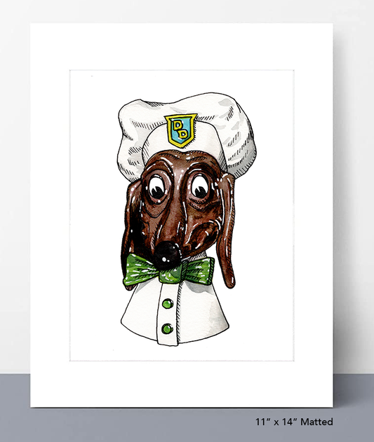 Doggy Diner "Manny" Print