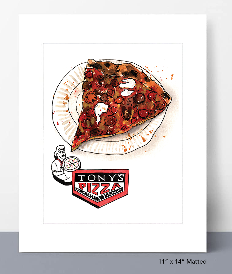 Tony's Pizza Print