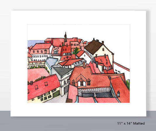 Bamberg Rooftops Print