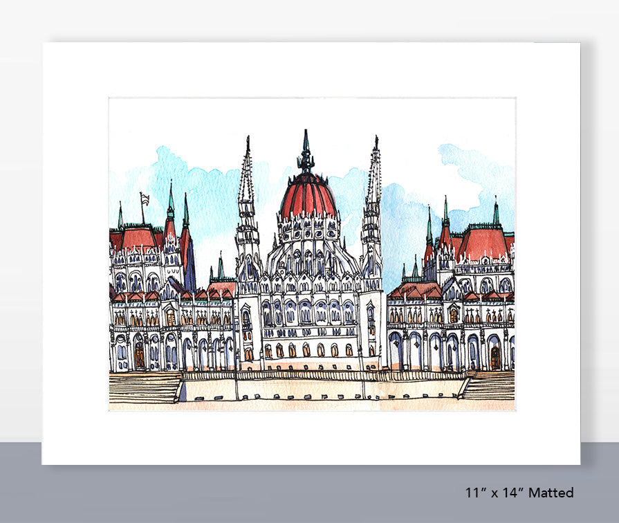 Parliament of Budapest Print