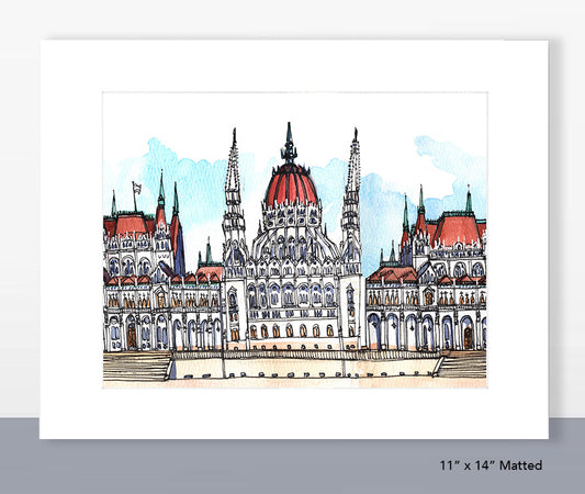 Parliament of Budapest Print