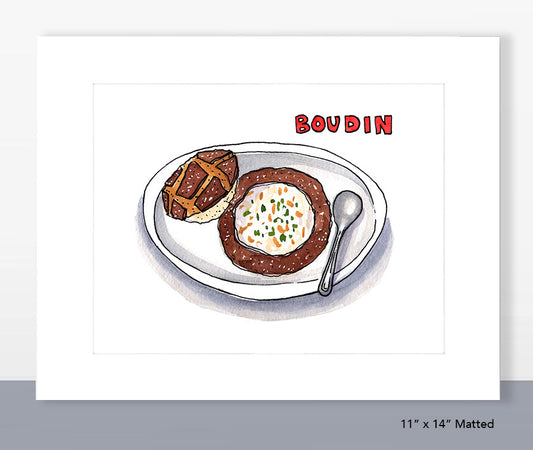 Boudin's Chowder Bread Bowl Print