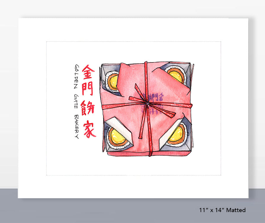 Golden Gate Bakery's Egg Tarts Print