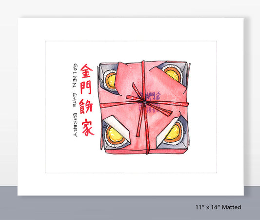 Golden Gate Bakery's Egg Tarts Print