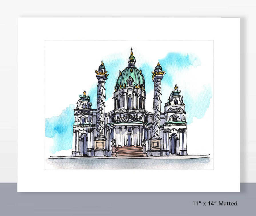 The Karlskirche Print