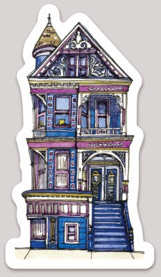 Lyon St. House Sticker