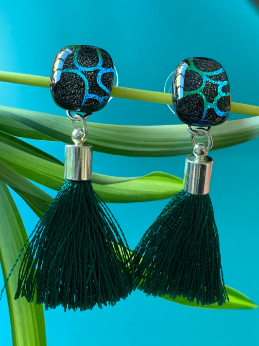 Emerald Isle Tassle Earrings