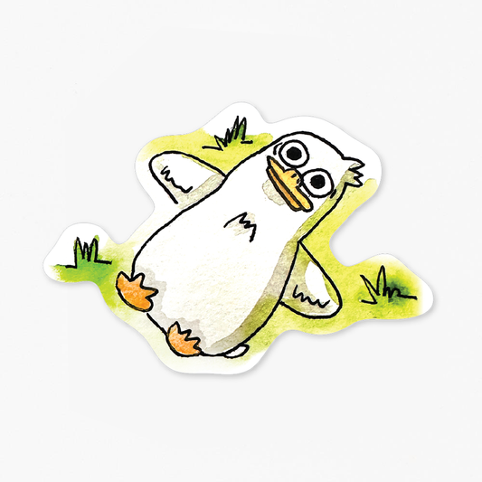 Oh No Duck Sticker