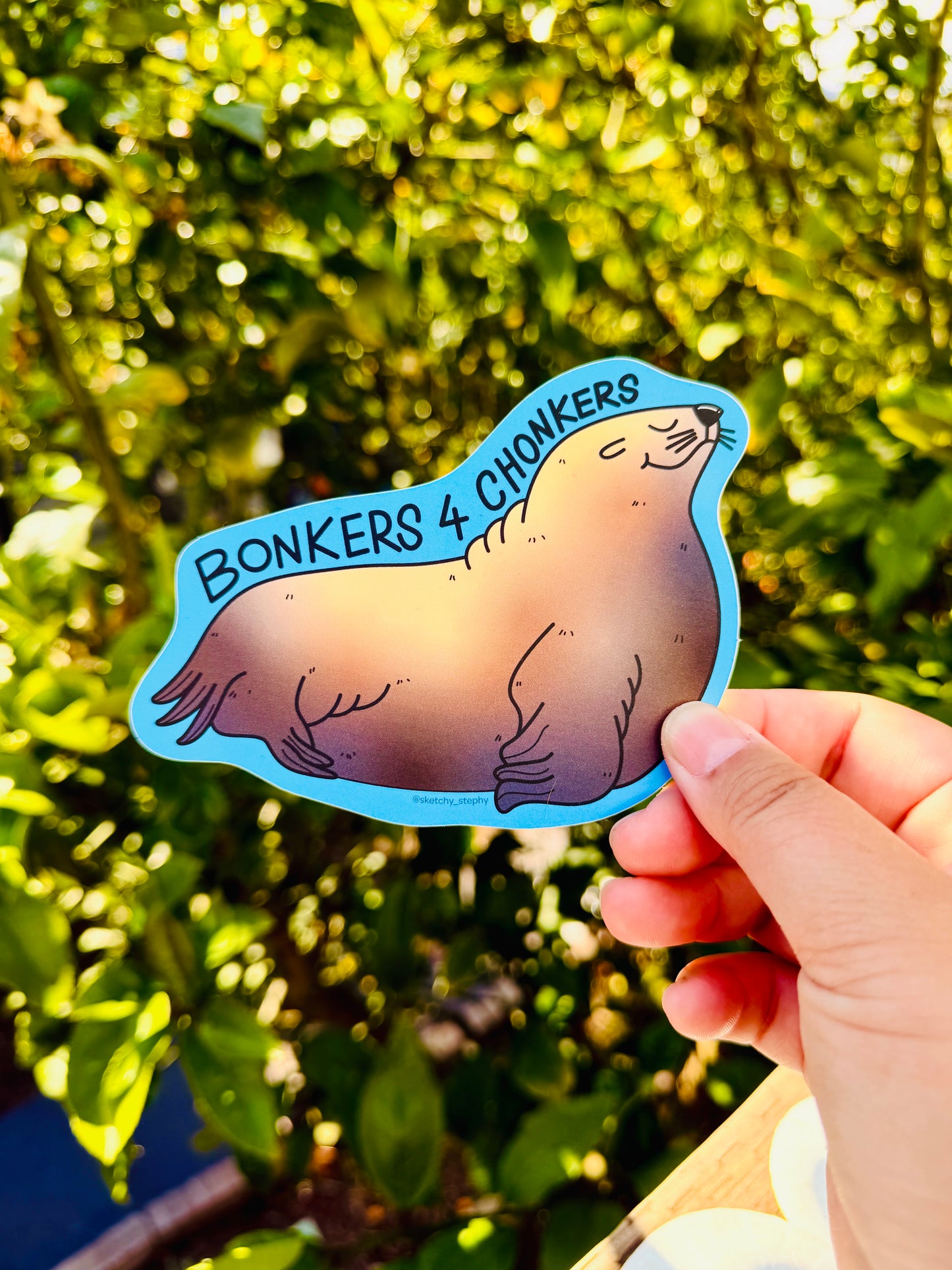 Bonker 4 Chonkers Sticker
