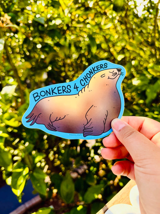Bonker 4 Chonkers Sticker