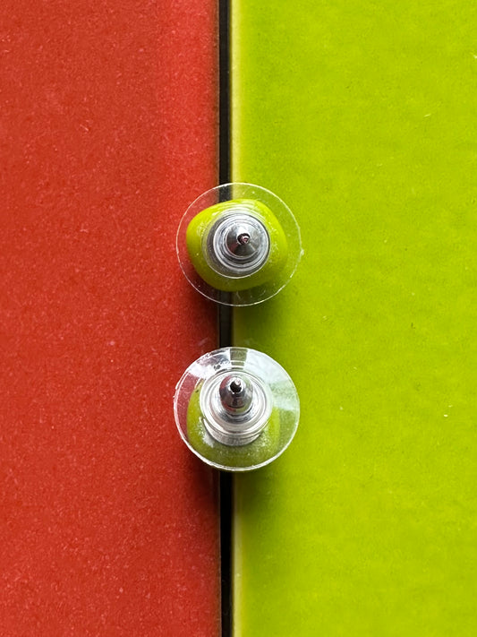 Retro Fused Glass Studs
