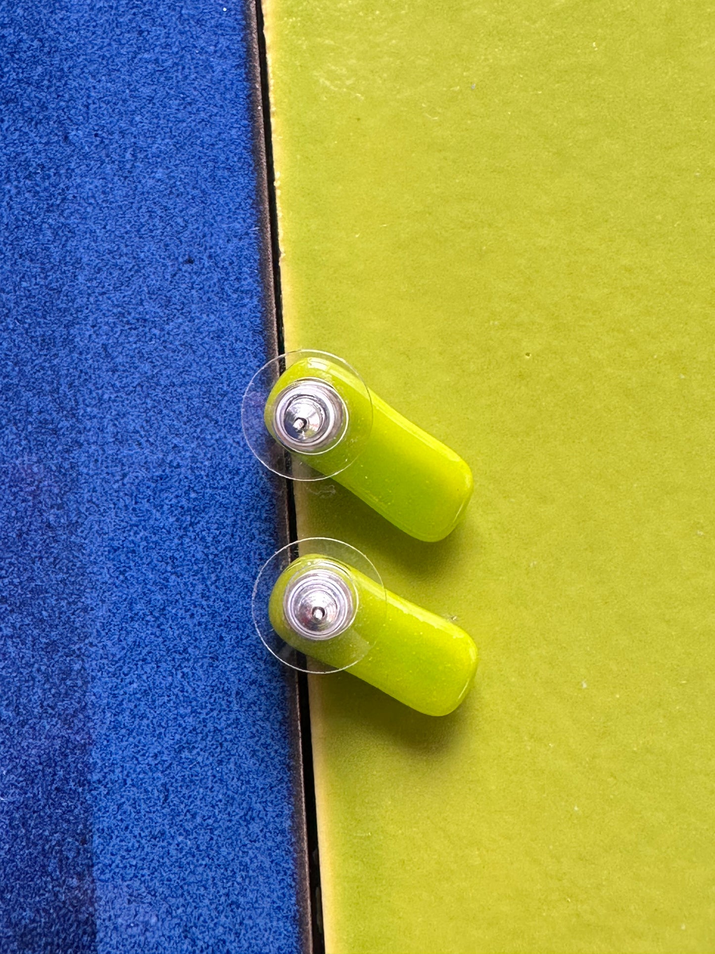 Bamboo Fused Glass Studs