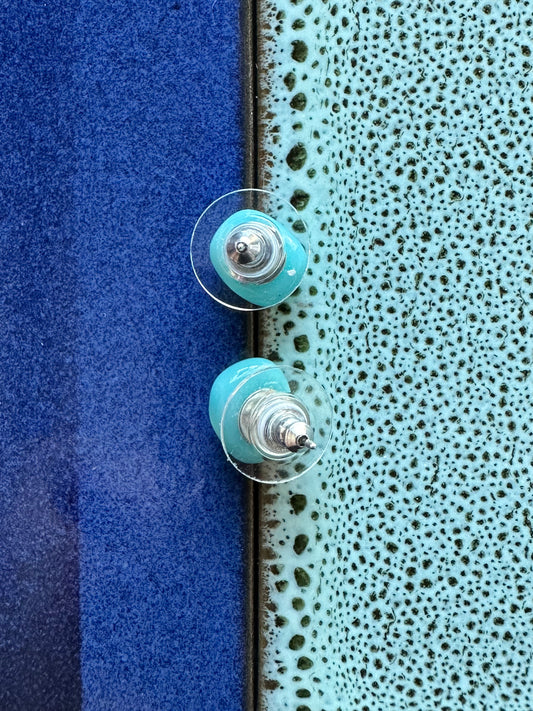 Marina Fused Glass Studs