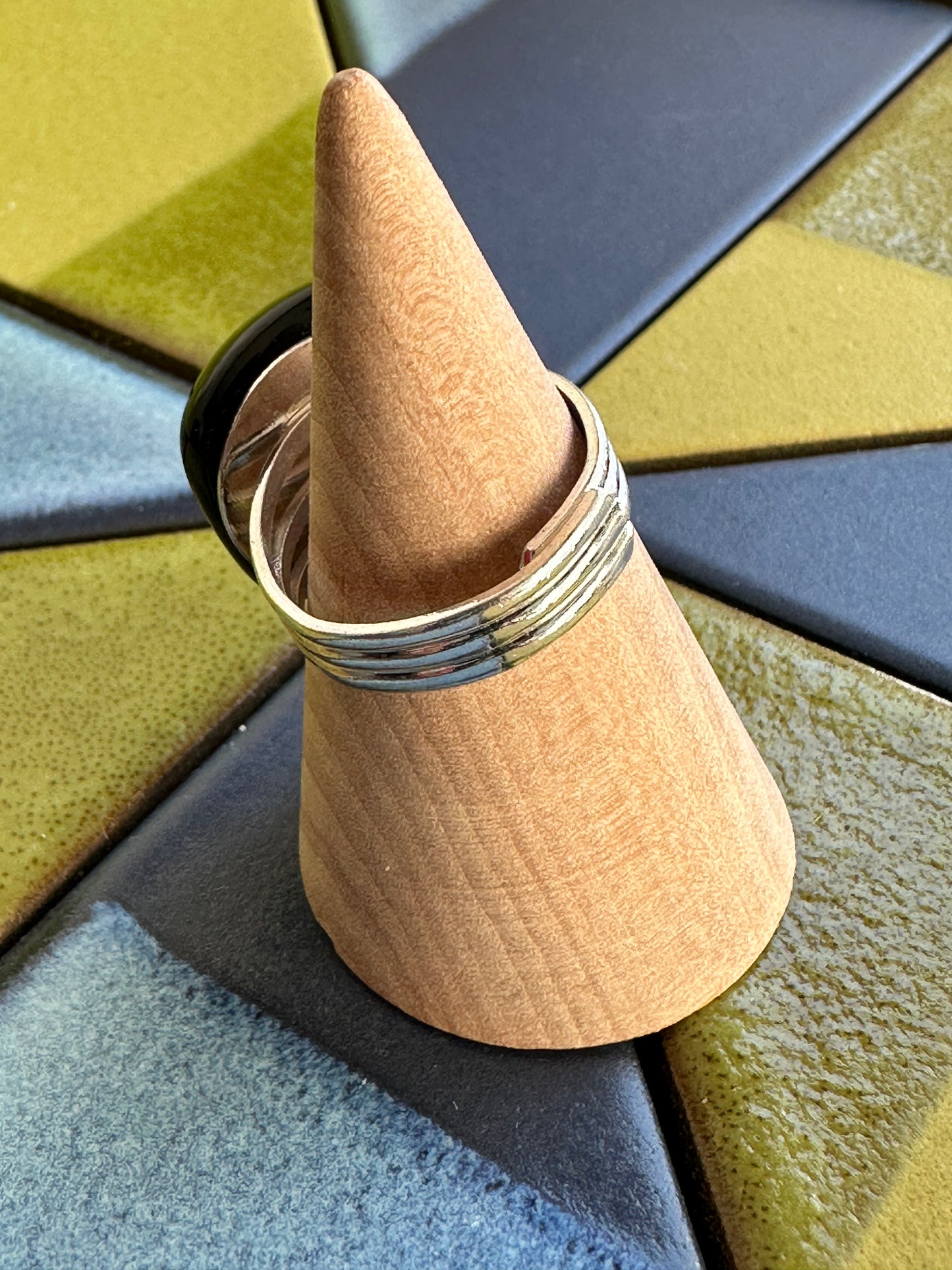Supernova Fused Glass Ring