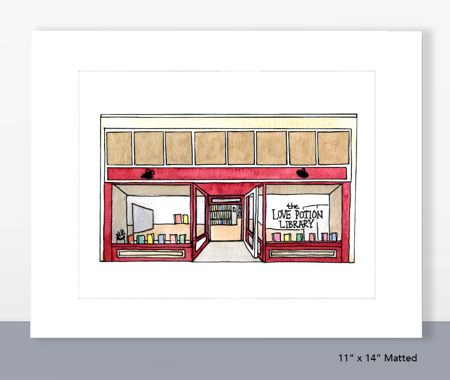Love Potion Library Print