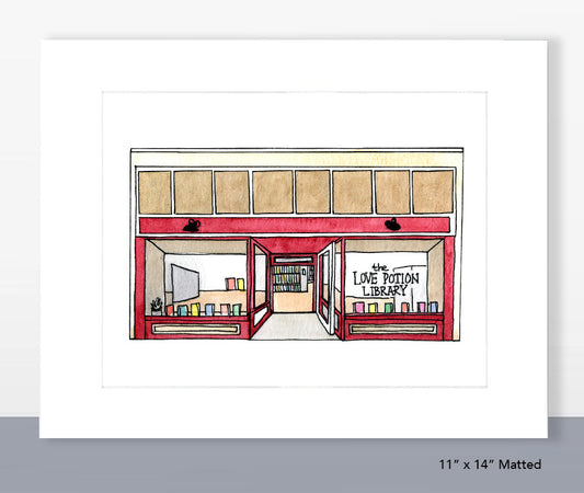 Love Potion Library Print