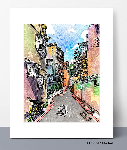 Taipei Alley Print