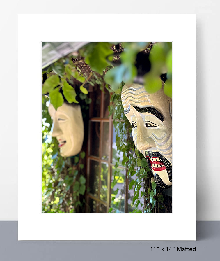 A-Mei Teahouse Masks Photo Print