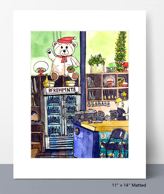 Angie's Pizza Print