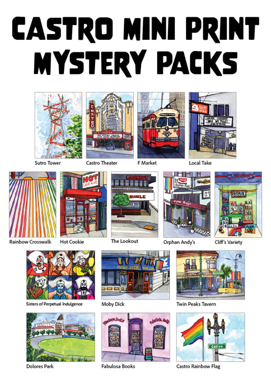 Kismet x Local Take - Mini Print Mystery Pack (Castro Series)