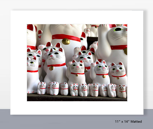 Gotokuji Cat Temple Photo Print