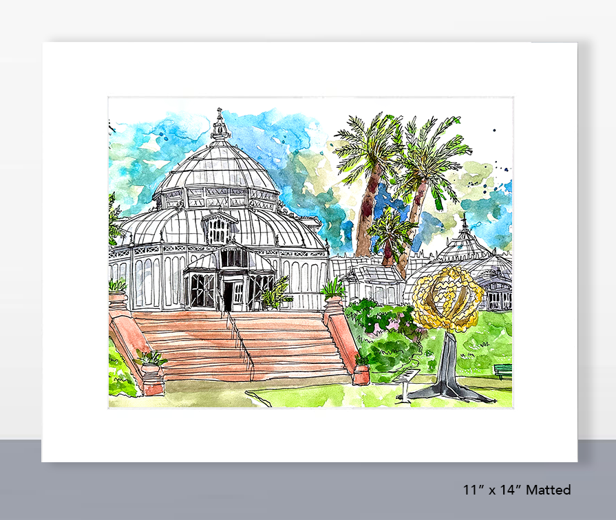 Conservatory of Flowers Print