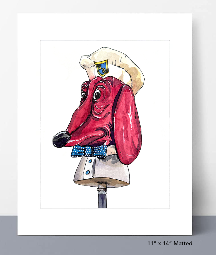 Doggy Diner Head on Sloat Print