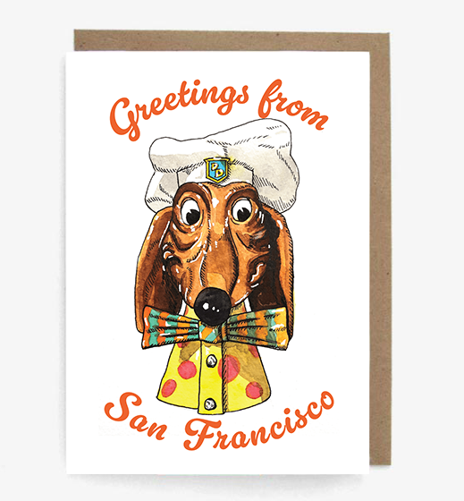Yellow Doggy Diner - Greetings from San Francisco