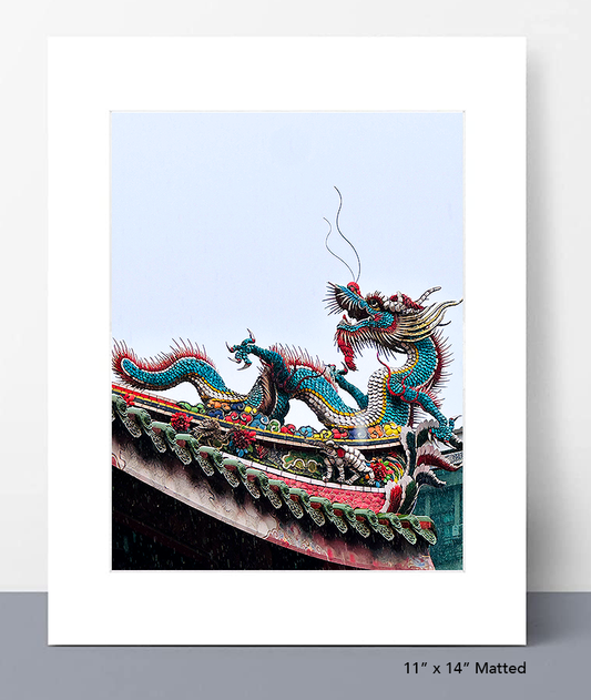Blue Dragon Photo Print